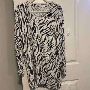 Bella Dahl Zebra Print Dress